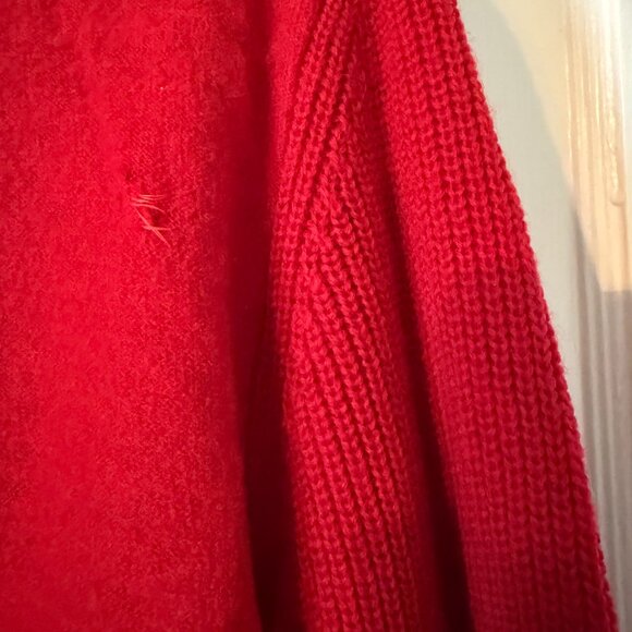 womens red Coldwater Creek cardigan sweater in Medium - Picture 7 of 8